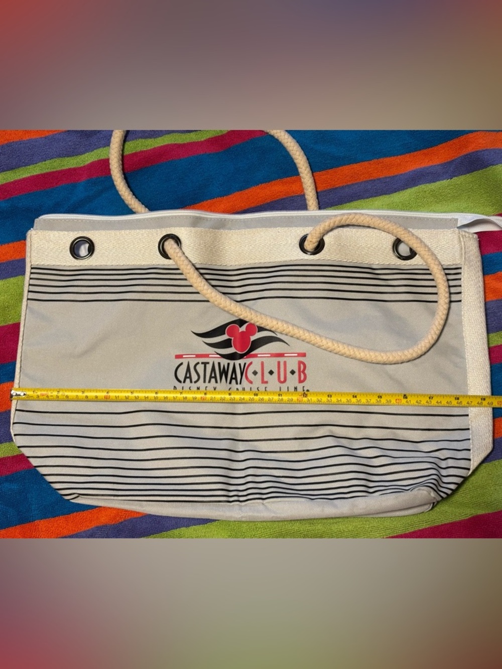 Disney Cruise Line Castaway Club Beach Tote Bag